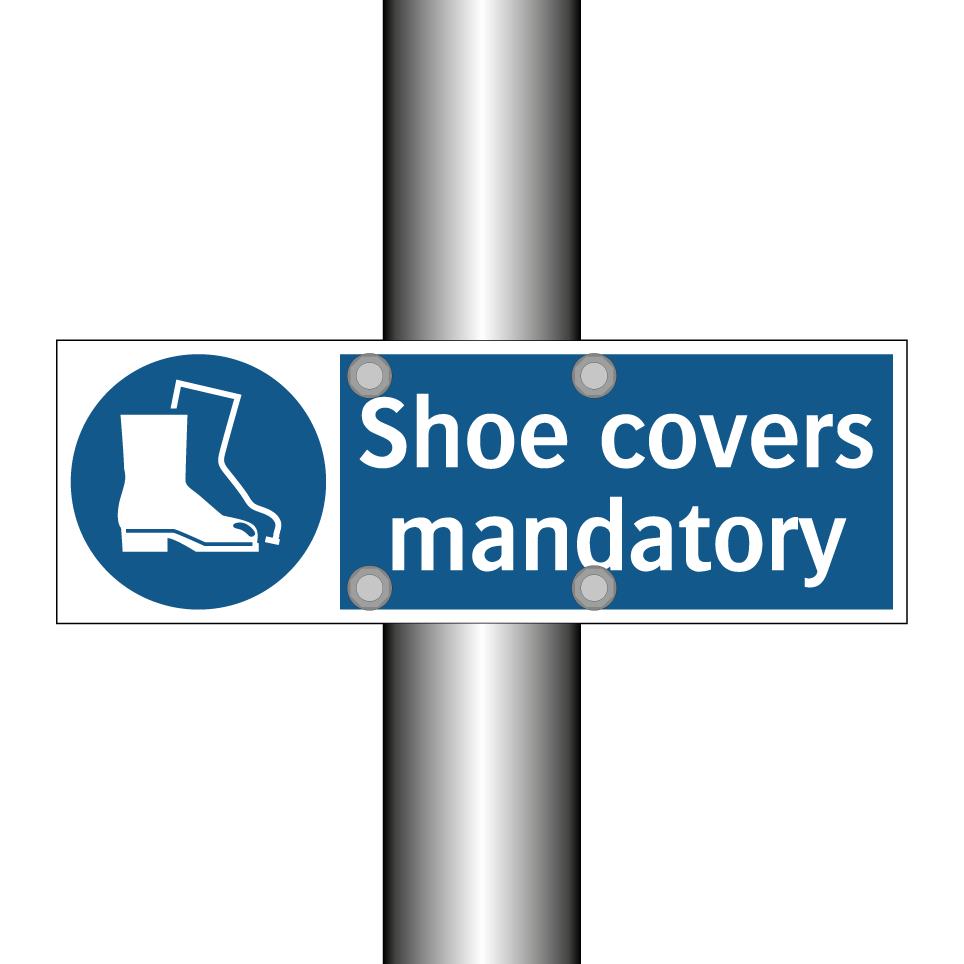 Shoe covers mandatory