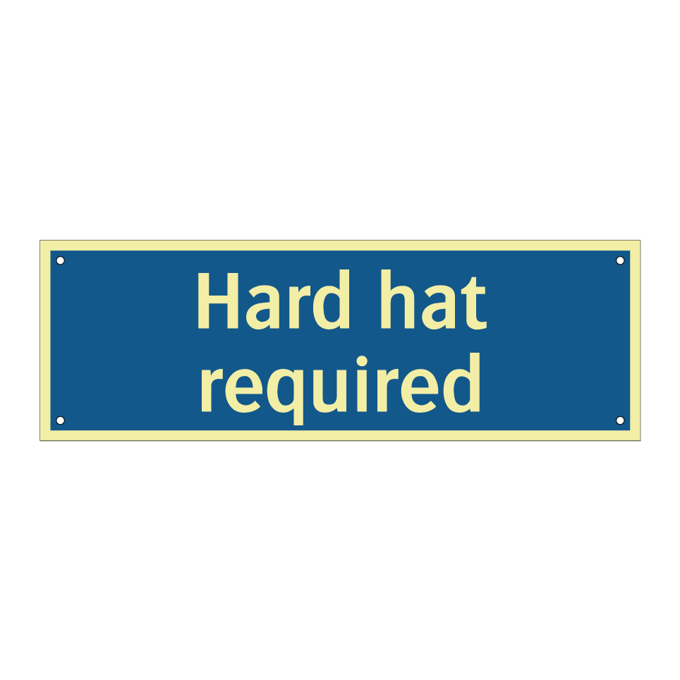 Hard hat required