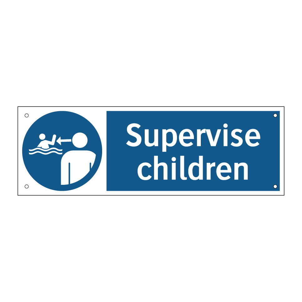 Supervise children