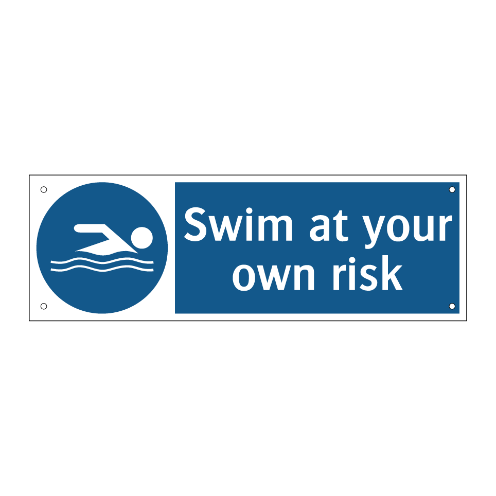Swim at your own risk