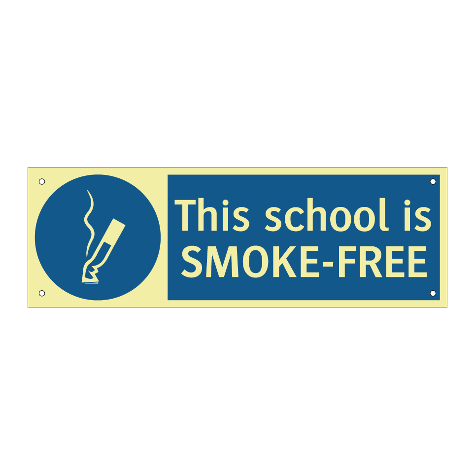 This school is SMOKE-FREE