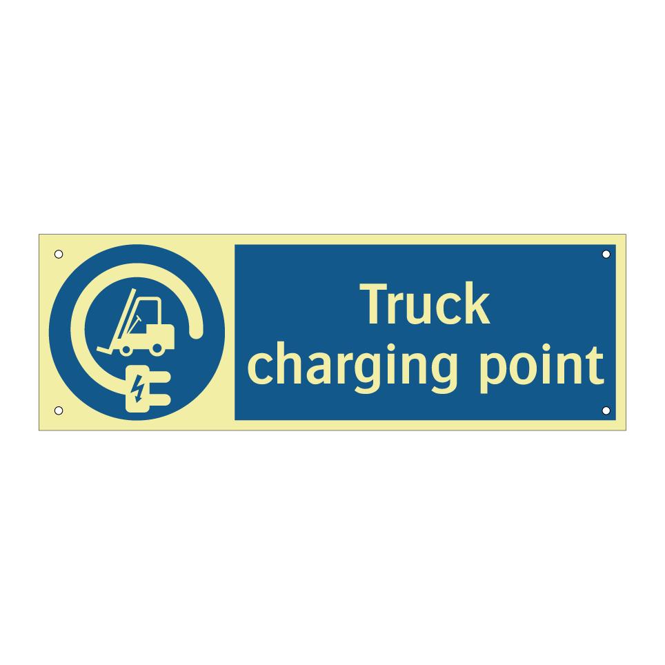 Truck charging point