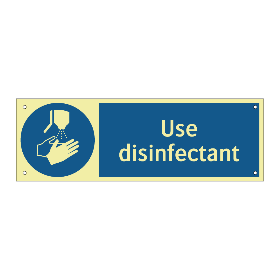 Use disinfectant