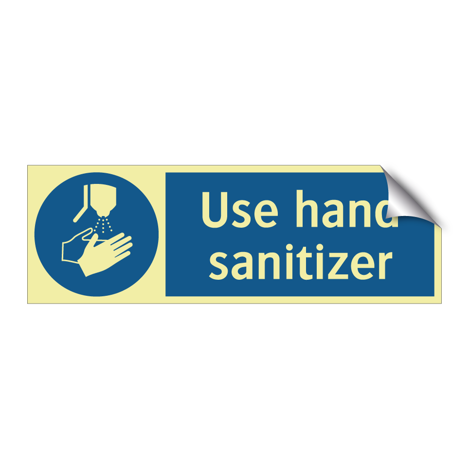 Use hand sanitizer