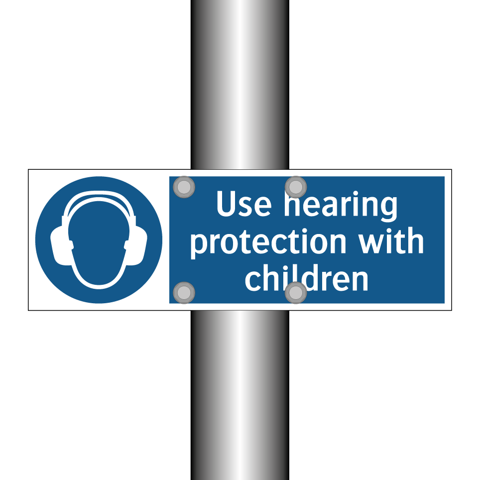 Use hearing protection with children