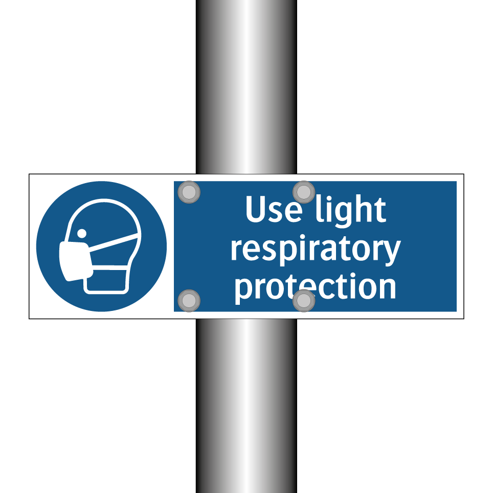 Use light respiratory protection