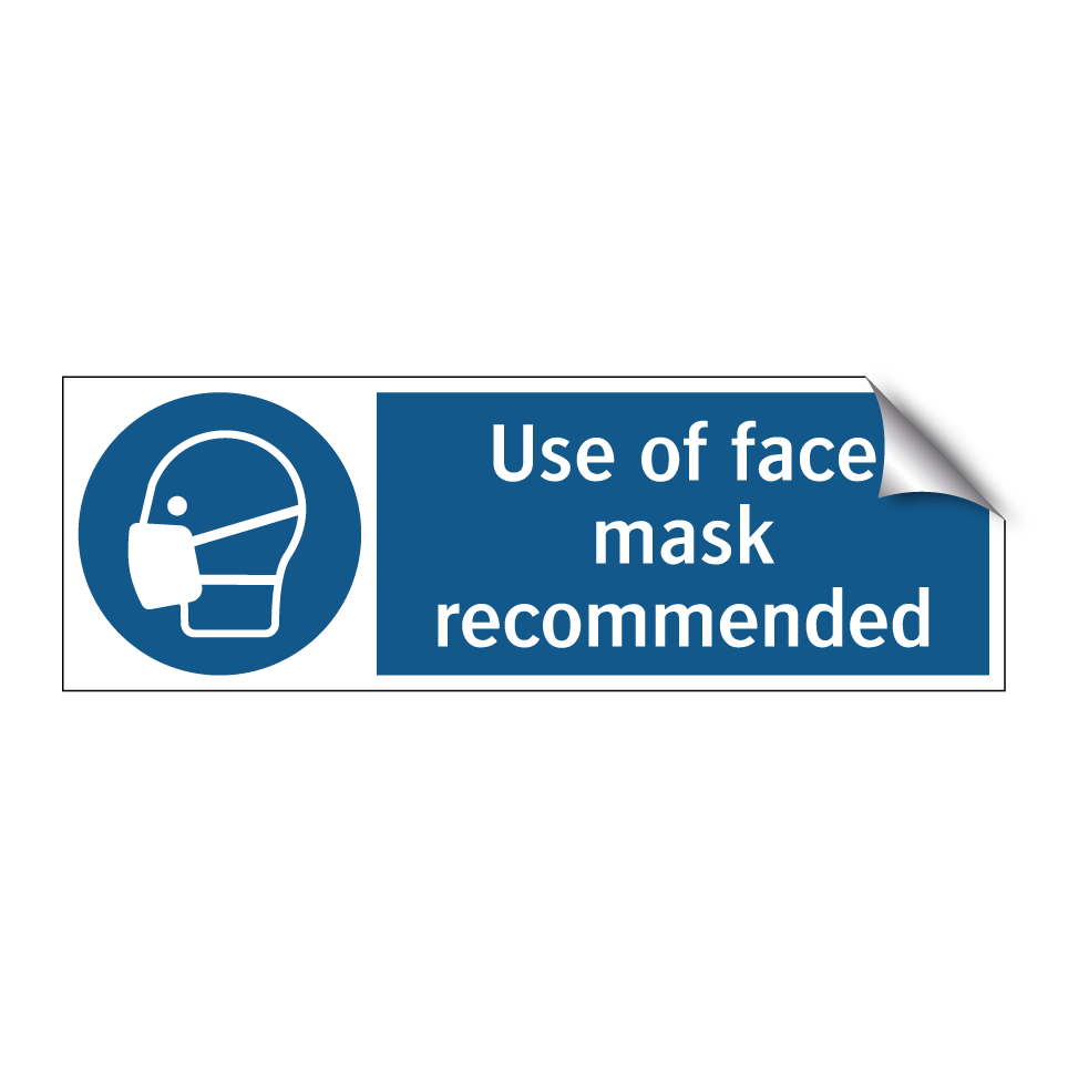 Use of face mask recommended