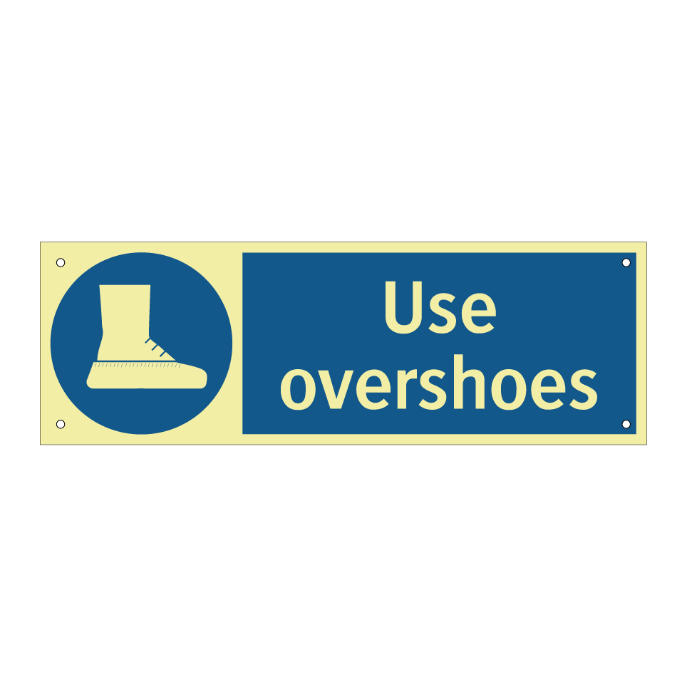 Use overshoes