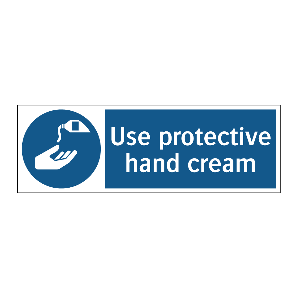 Use protective hand cream