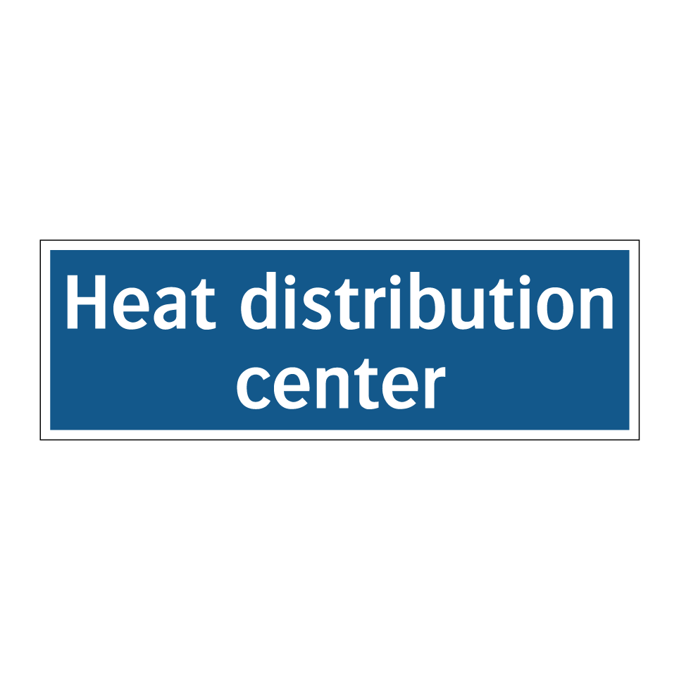 Heat distribution center