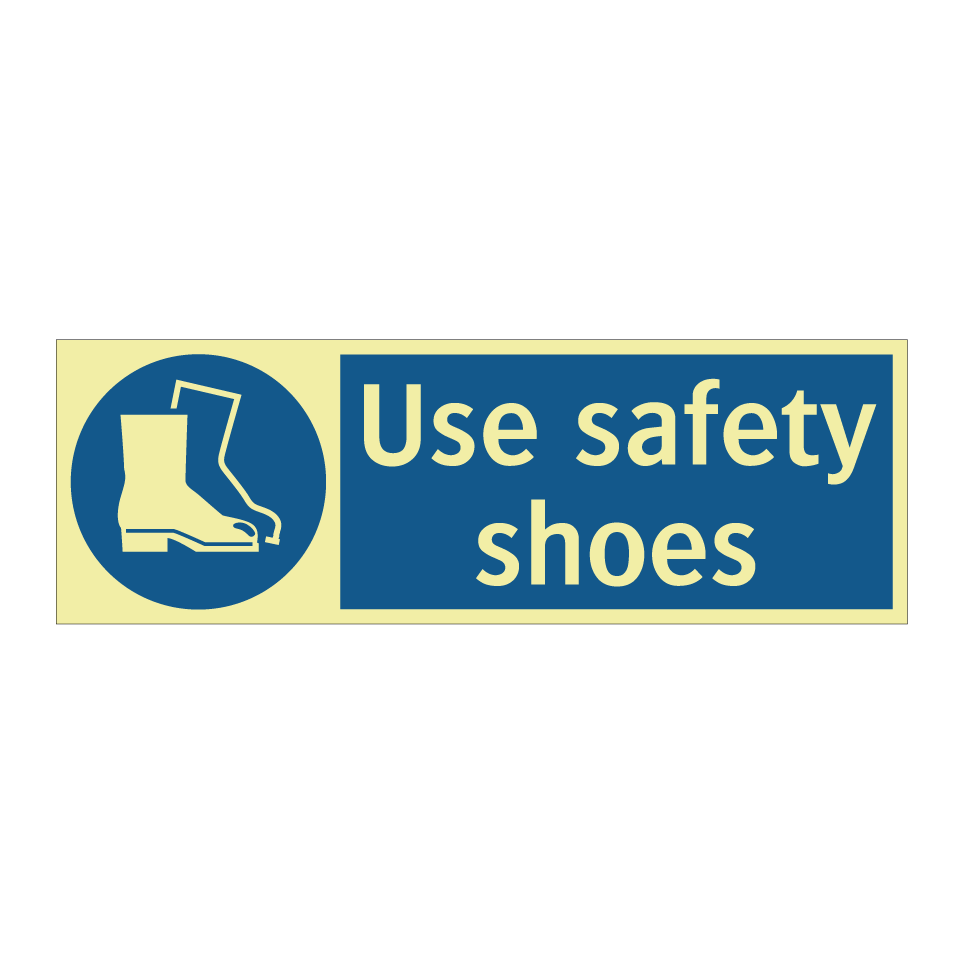 Use safety shoes
