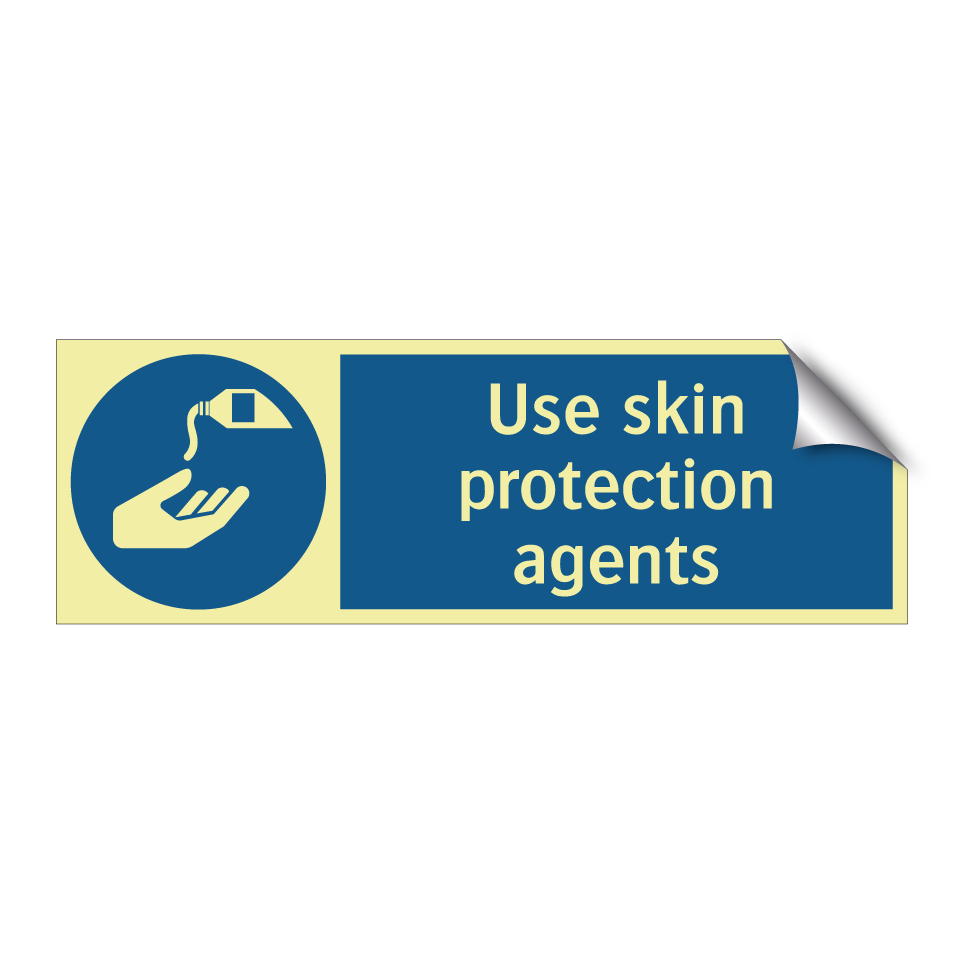 Use skin protection agents