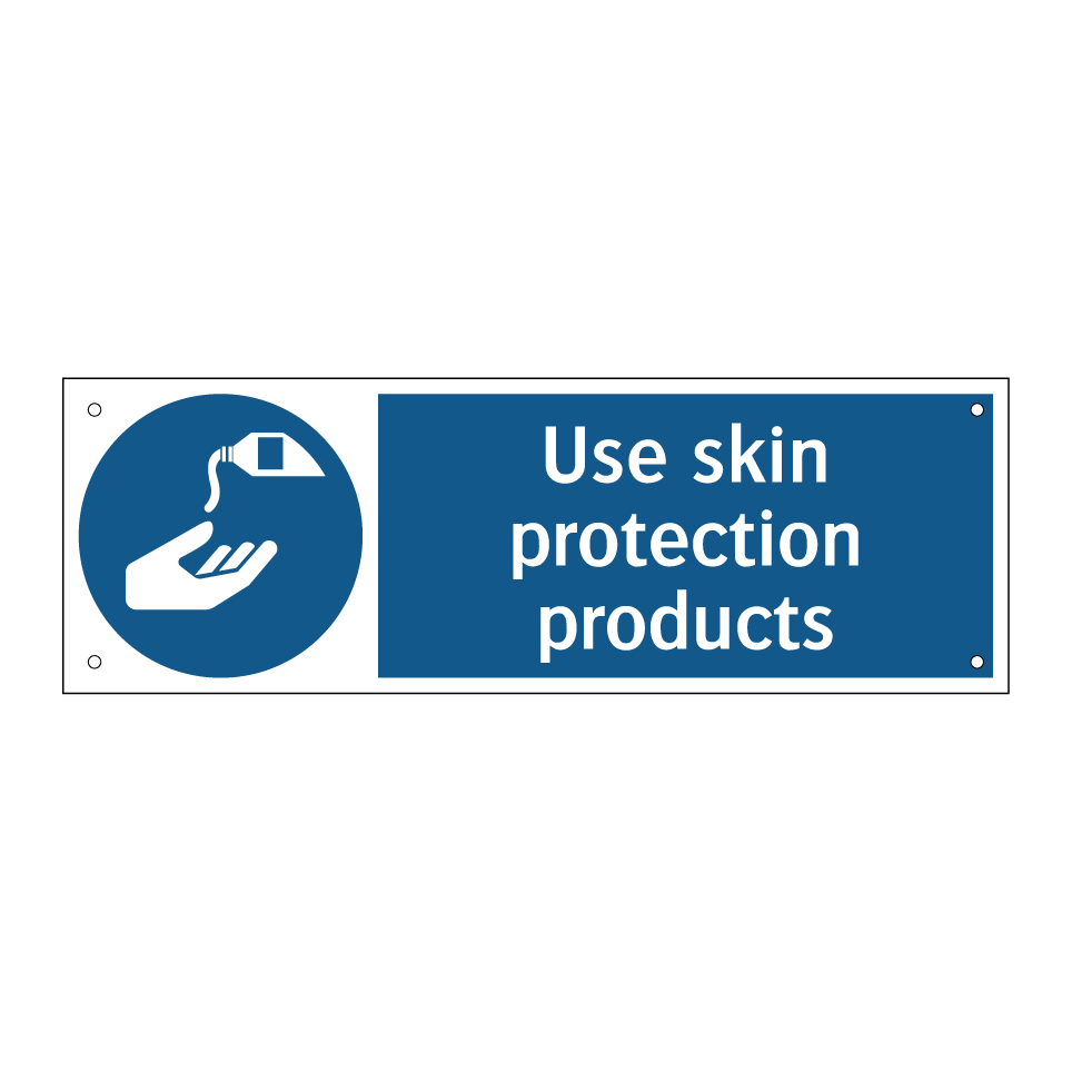 Use skin protection products