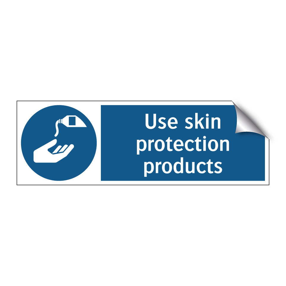 Use skin protection products
