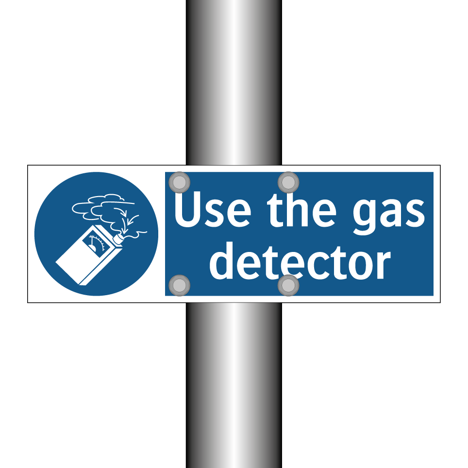 Use the gas detector