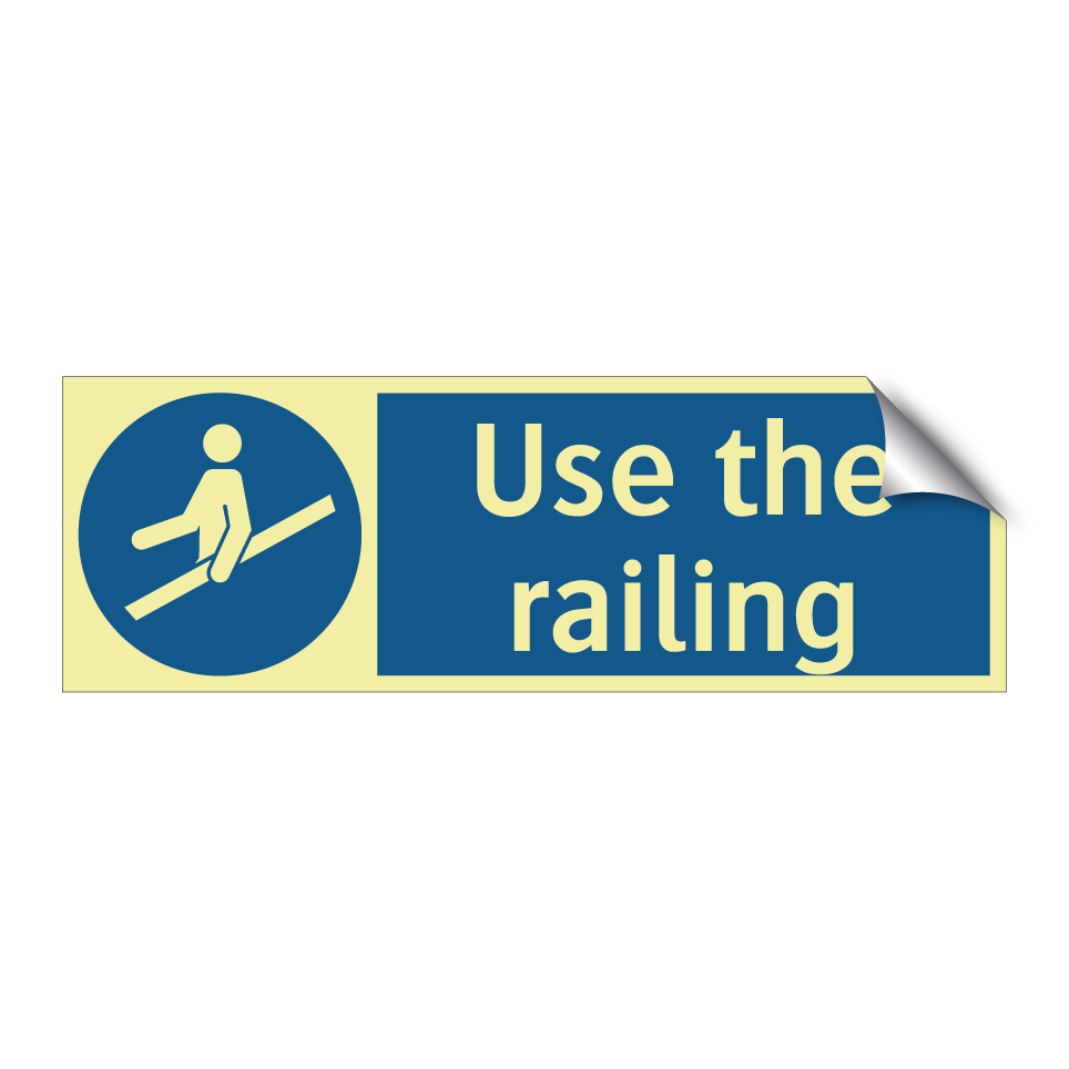 Use the railing