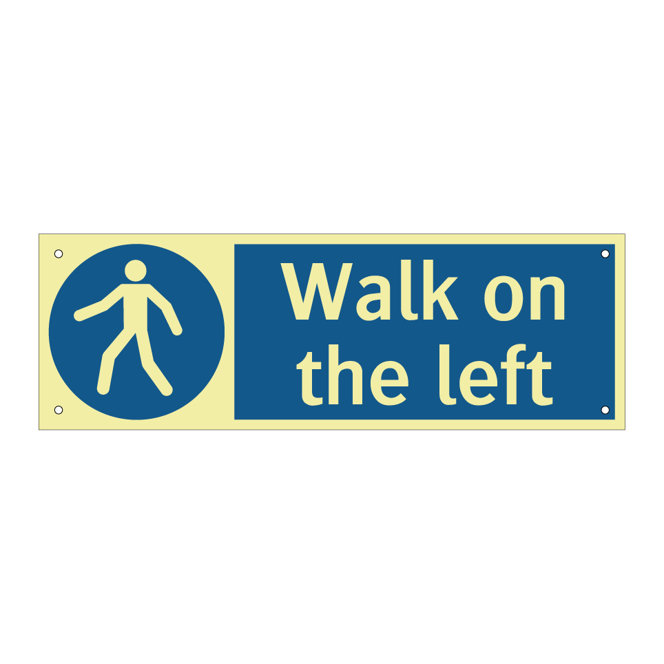 Walk on the left