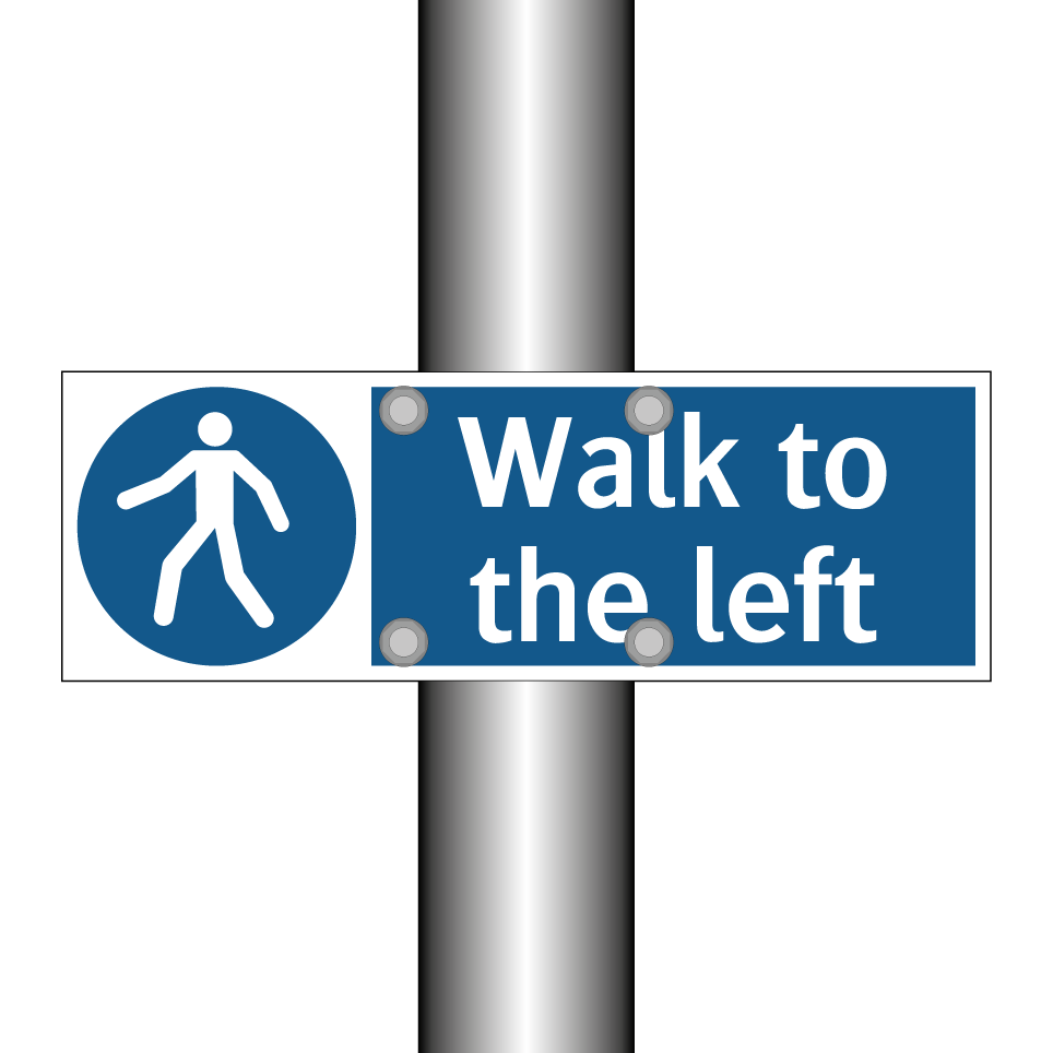 Walk to the left