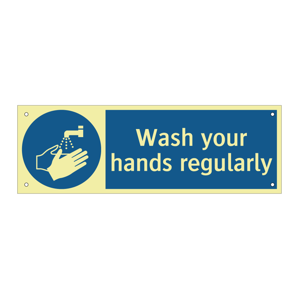 Wash your hands regularly