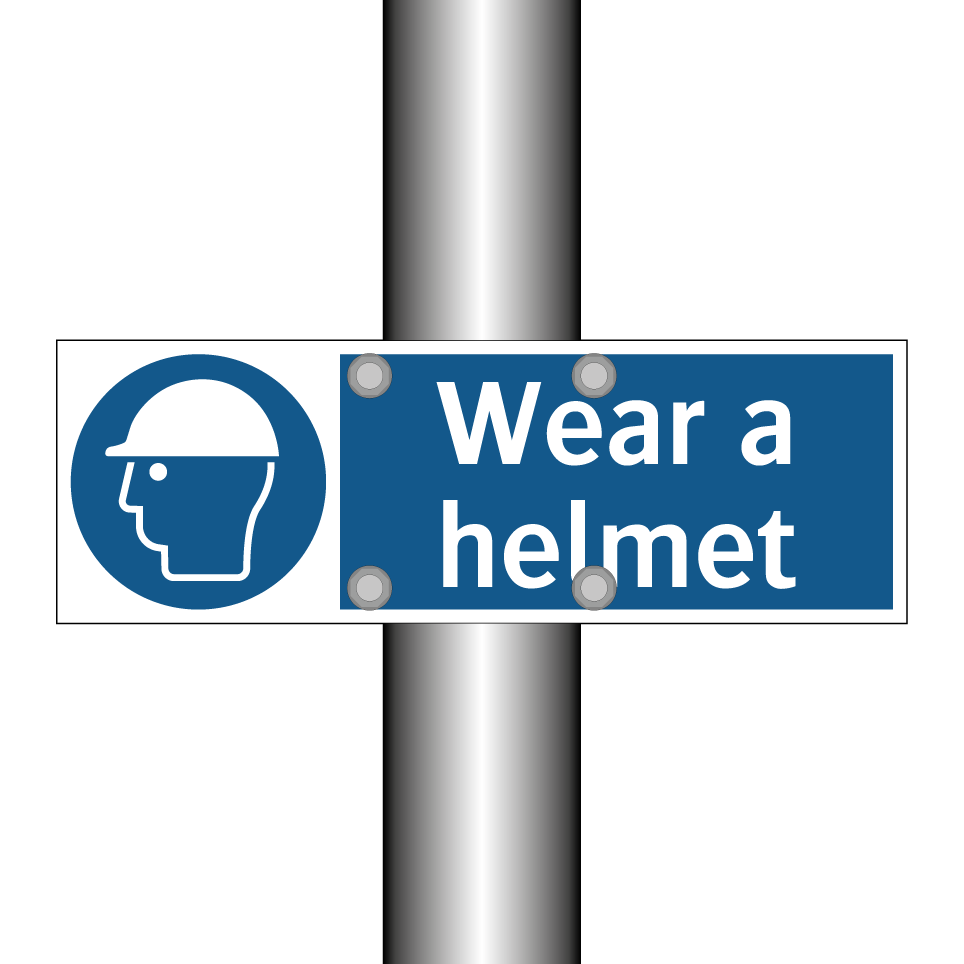 Wear a helmet