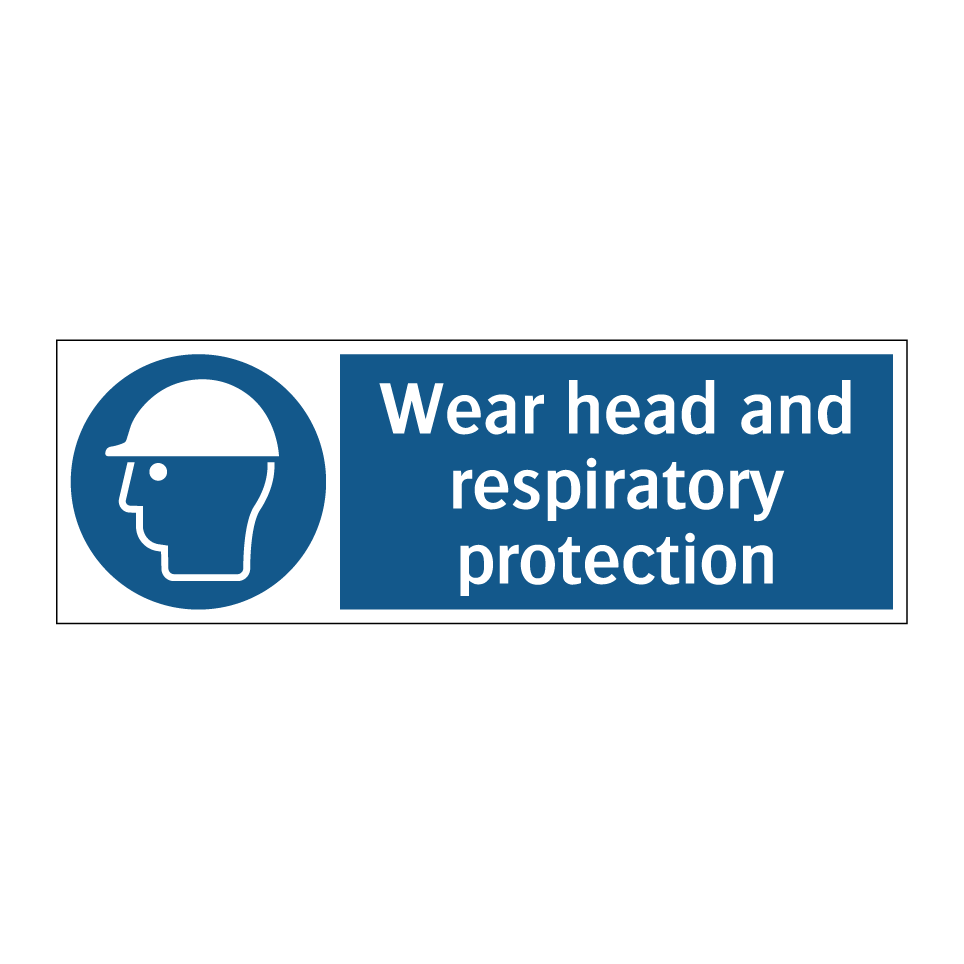 Wear head and respiratory protection