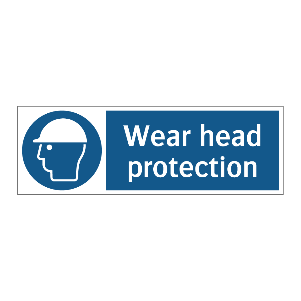 Wear head protection