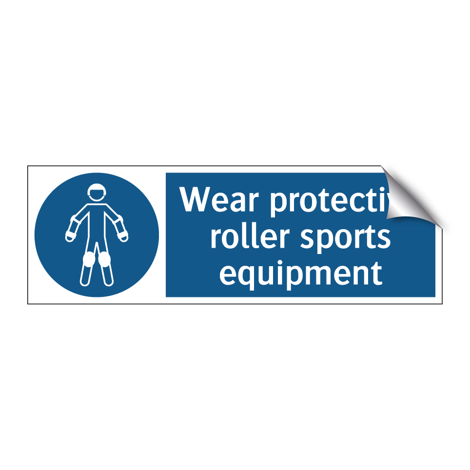 Wear protective roller sports equipment