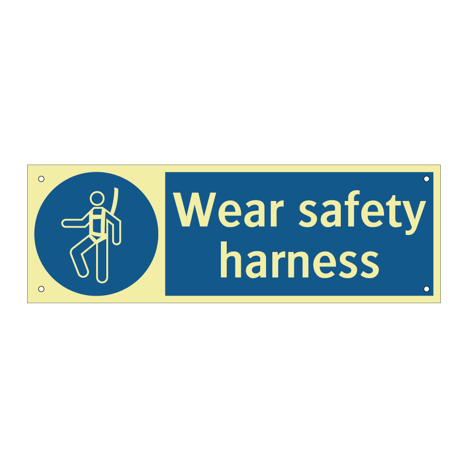 Wear safety harness