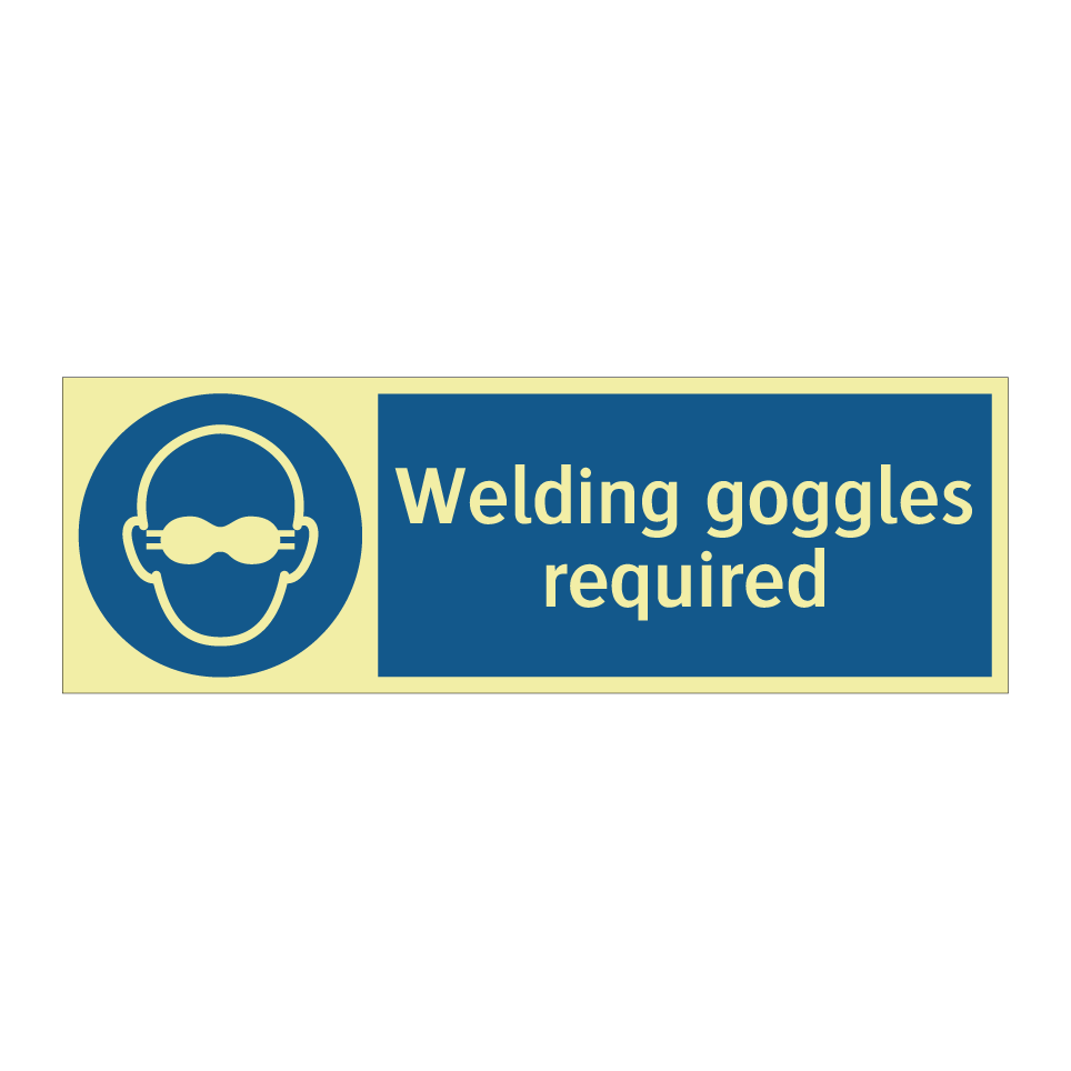 Welding goggles required