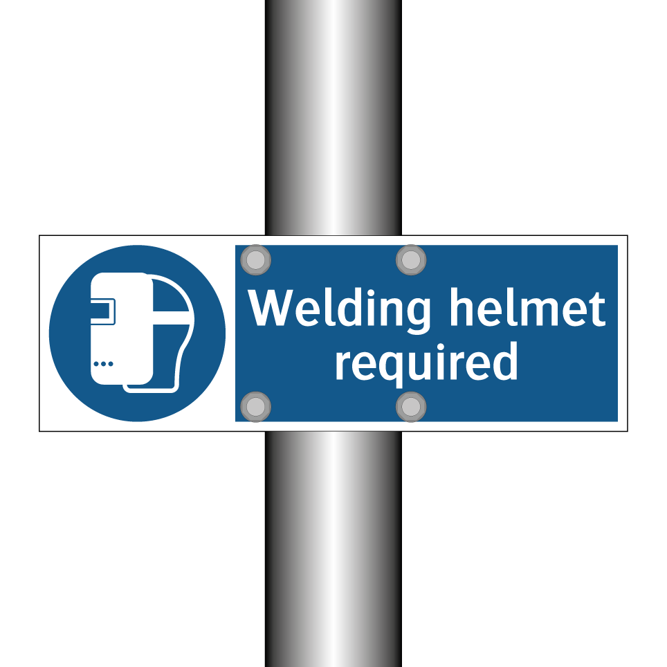 Welding helmet required