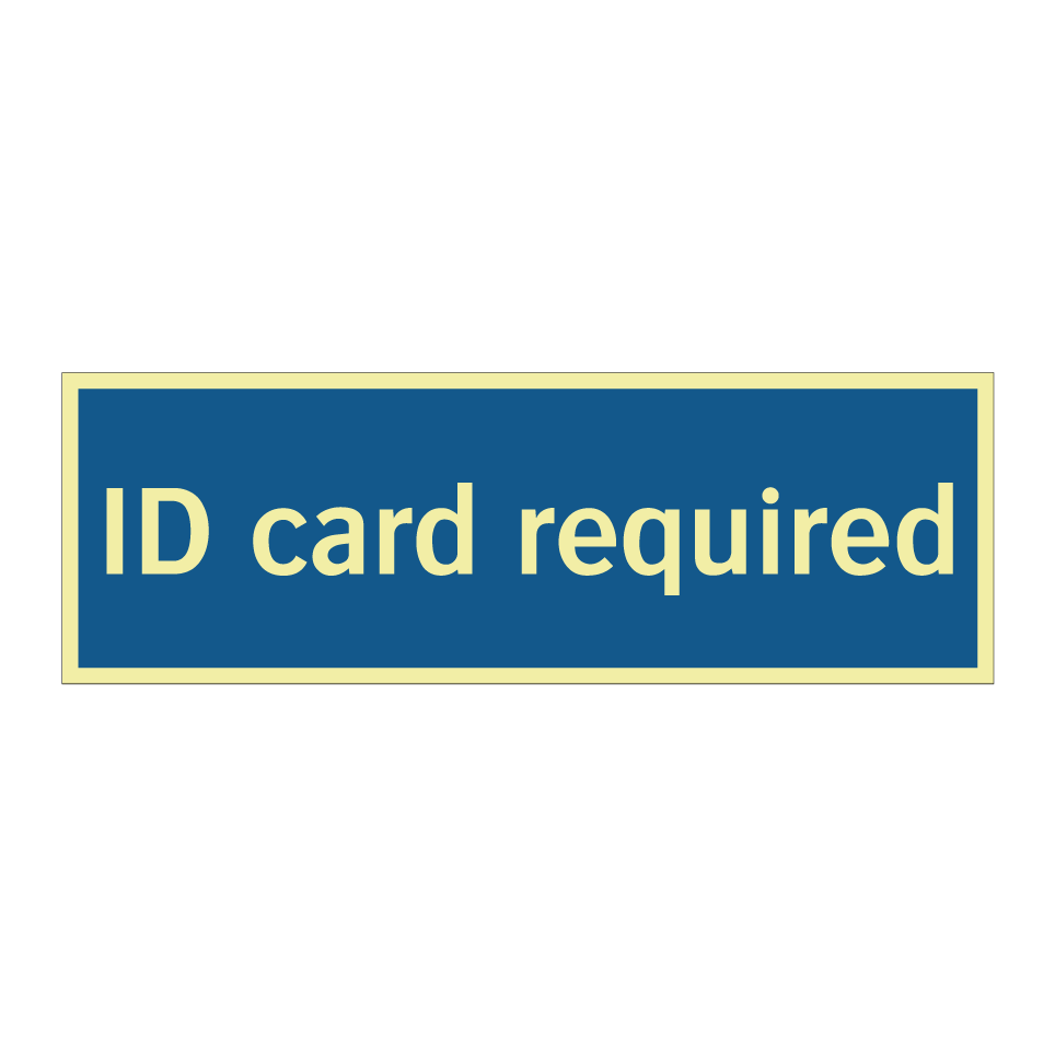 ID card required