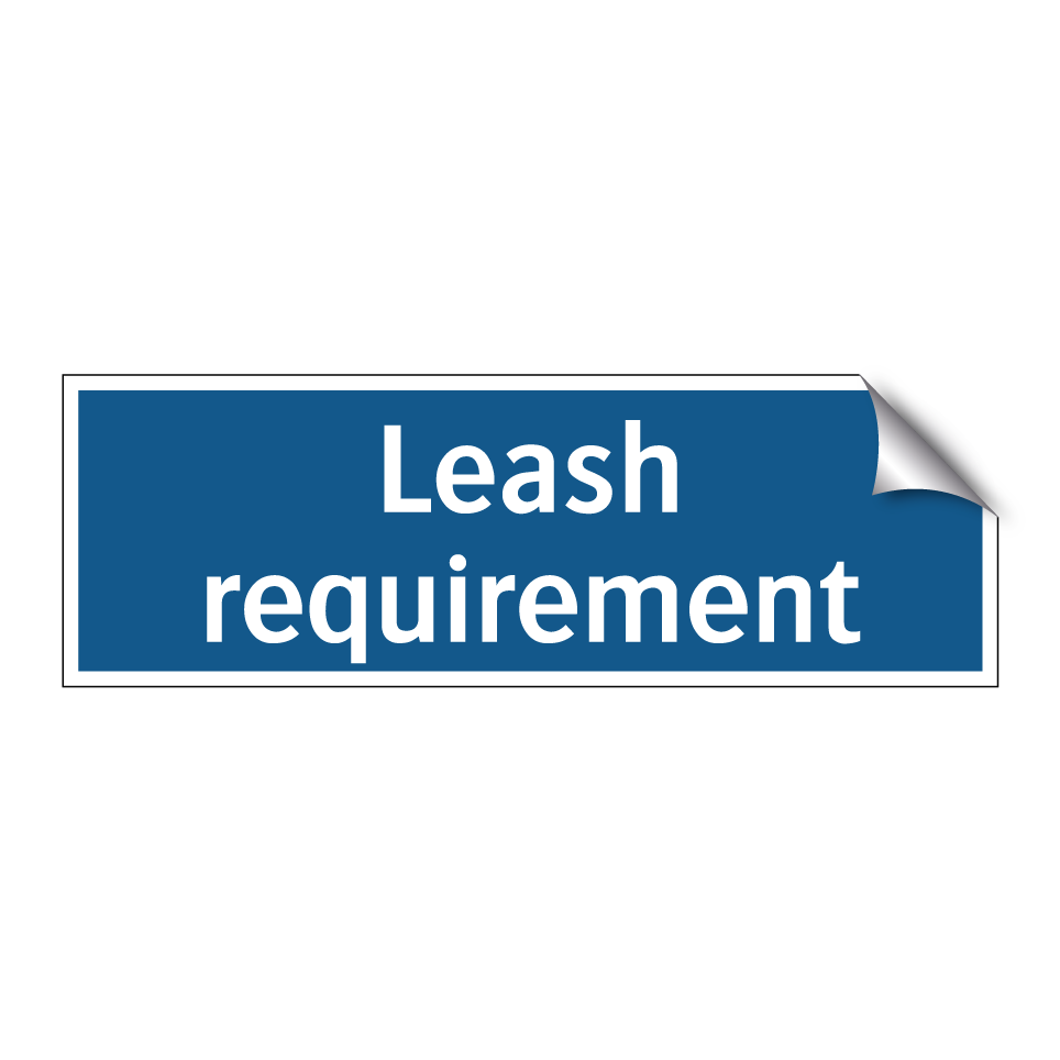 Leash requirement
