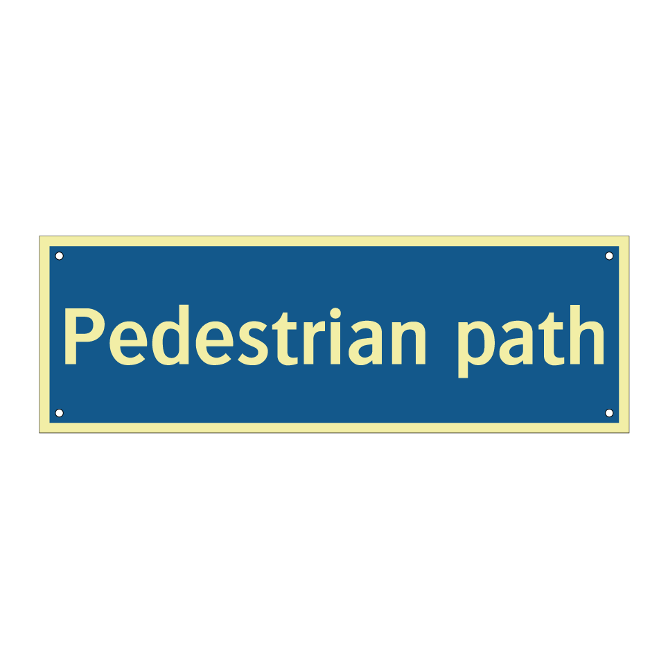 Pedestrian path