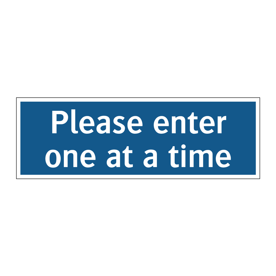 Please enter one at a time