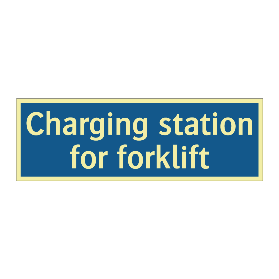 Charging station for forklift