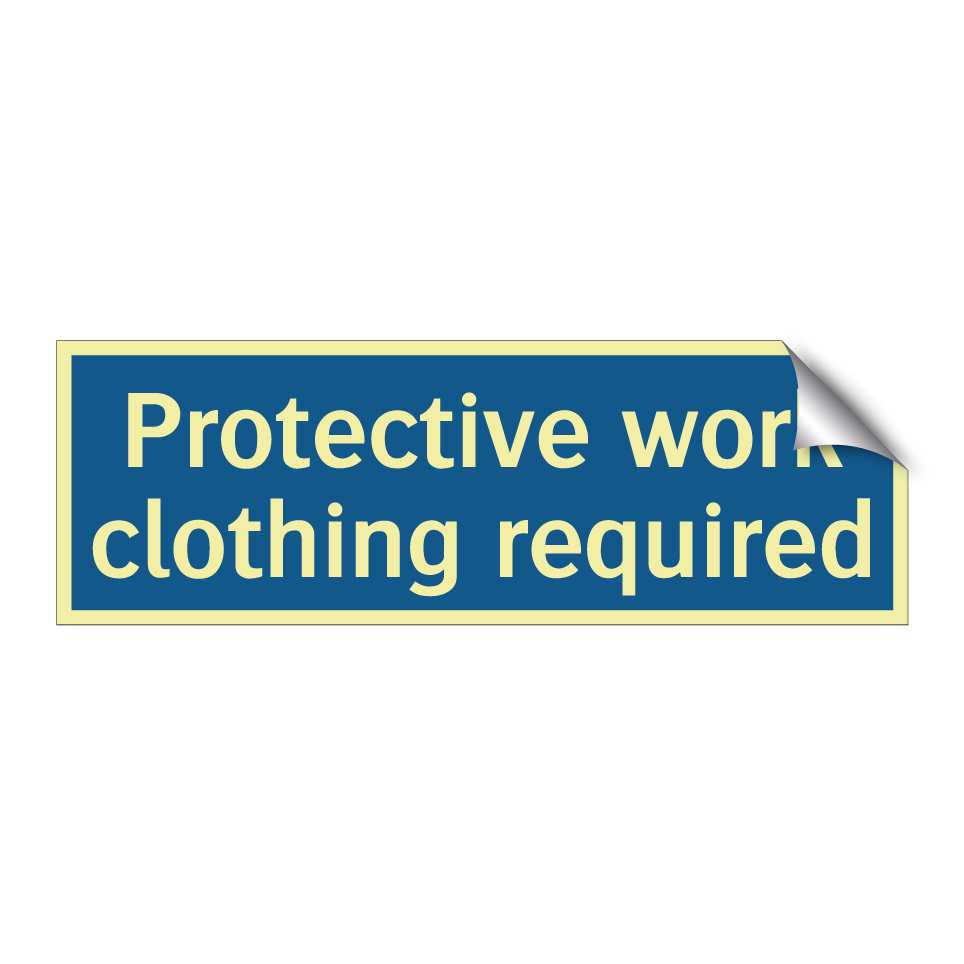 Protective work clothing required