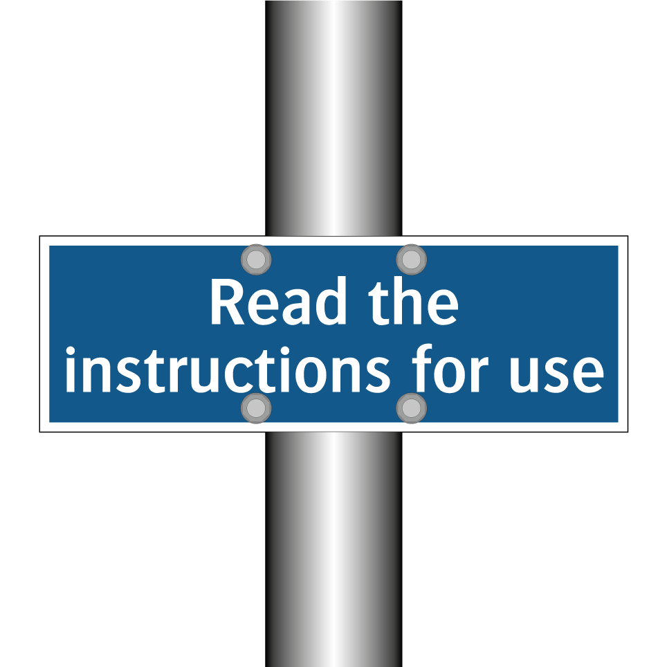 Read the instructions for use