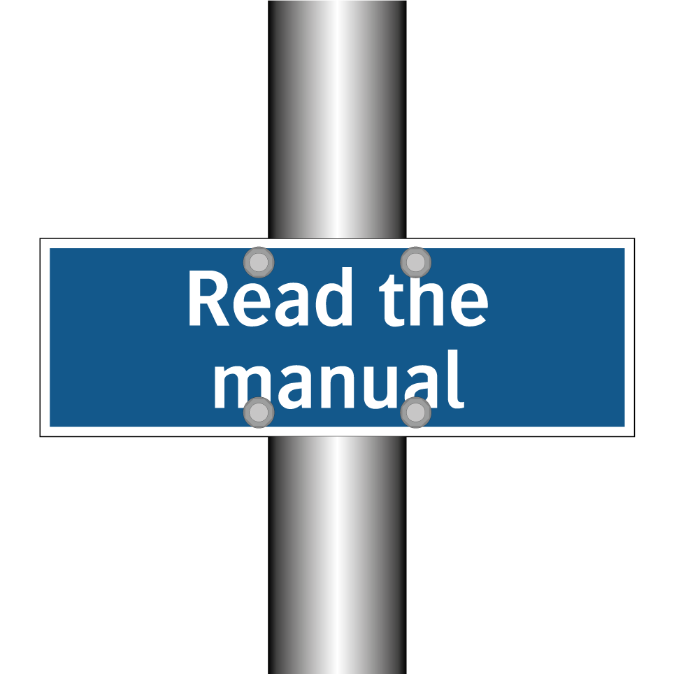 Read the manual