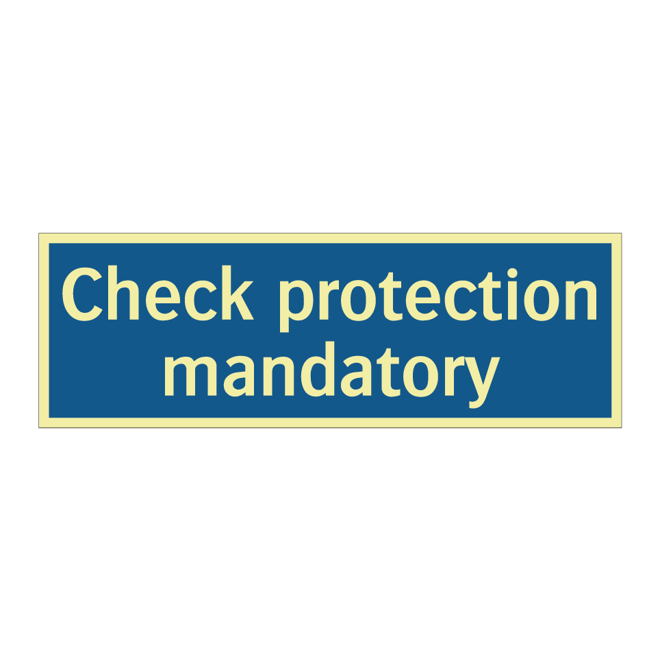 Check protection mandatory