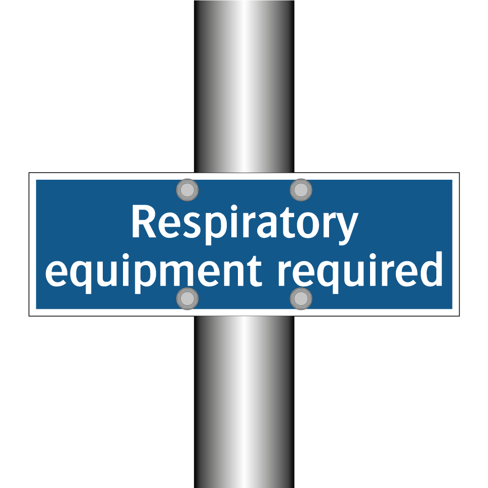 Respiratory equipment required