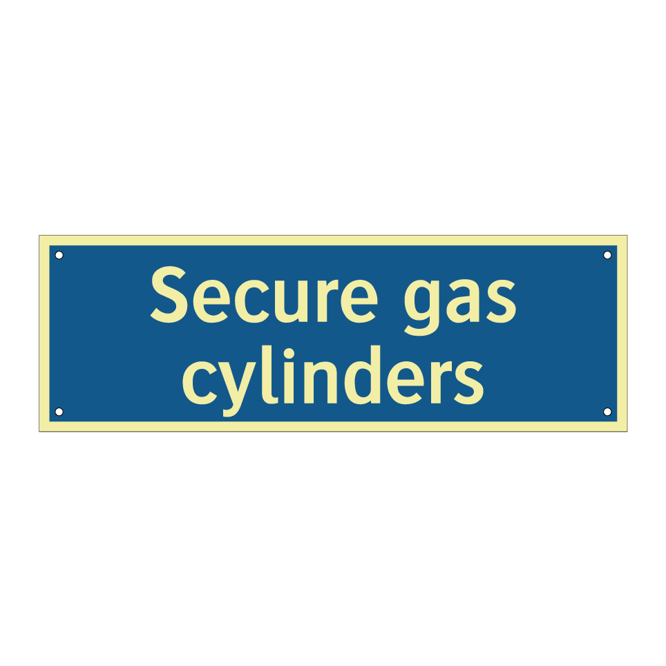 Secure gas cylinders