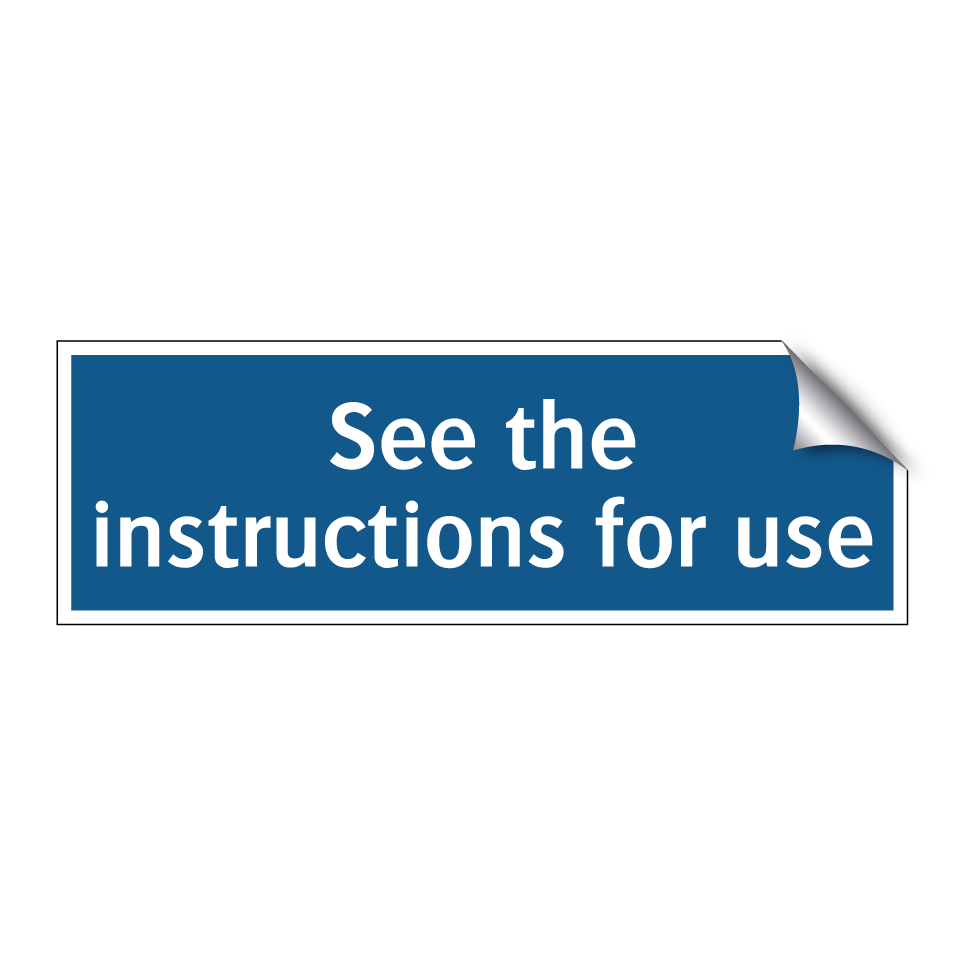 See the instructions for use