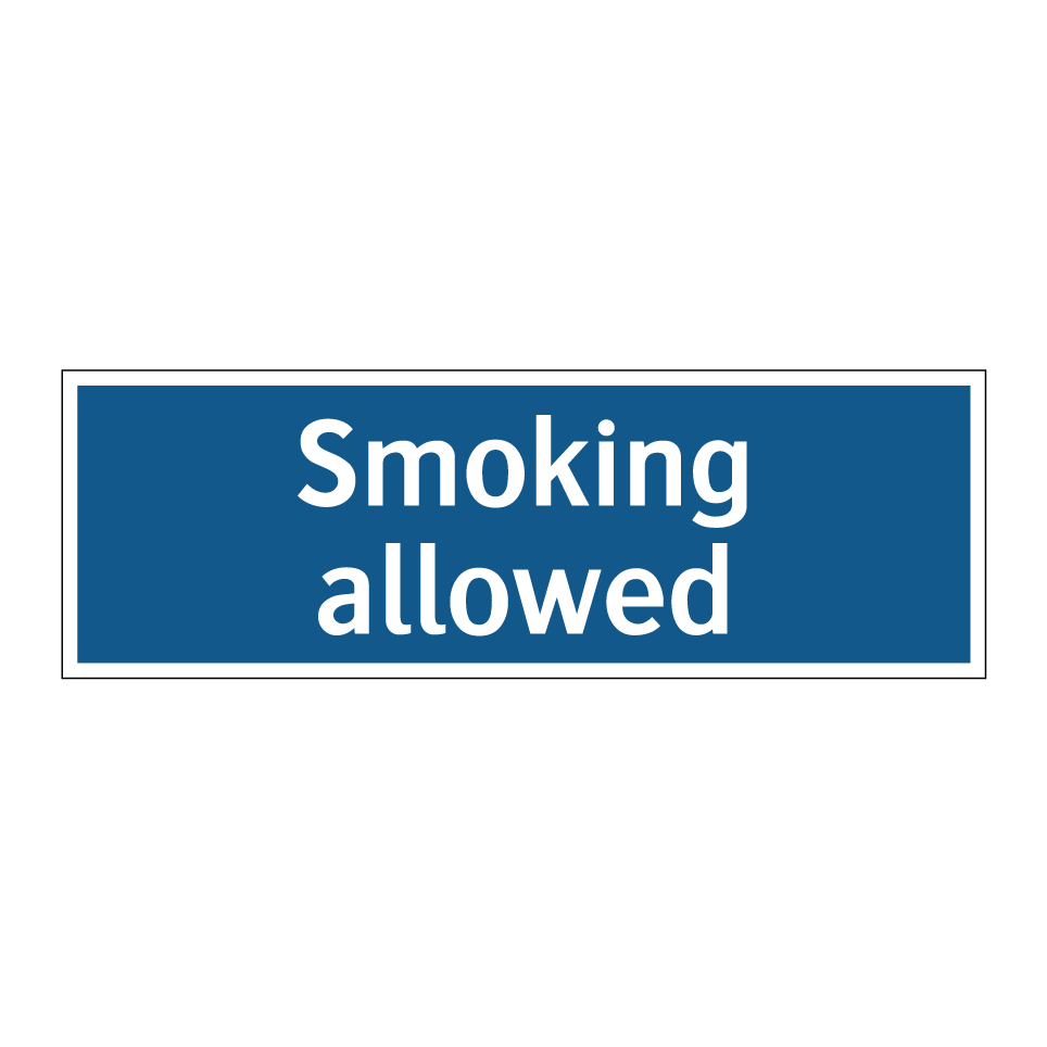 Smoking allowed
