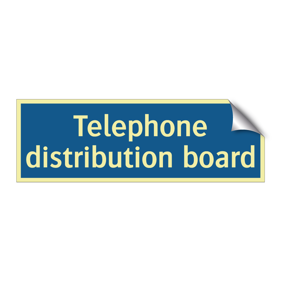 Telephone distribution board