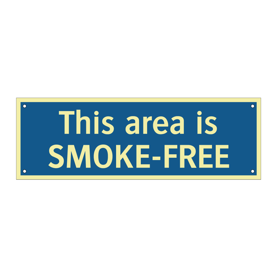 This area is SMOKE-FREE