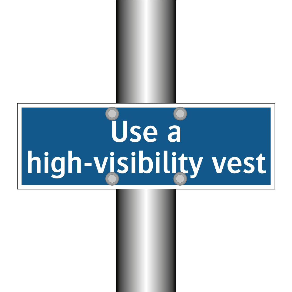 Use a high-visibility vest
