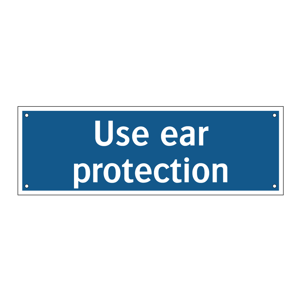 Use ear protection