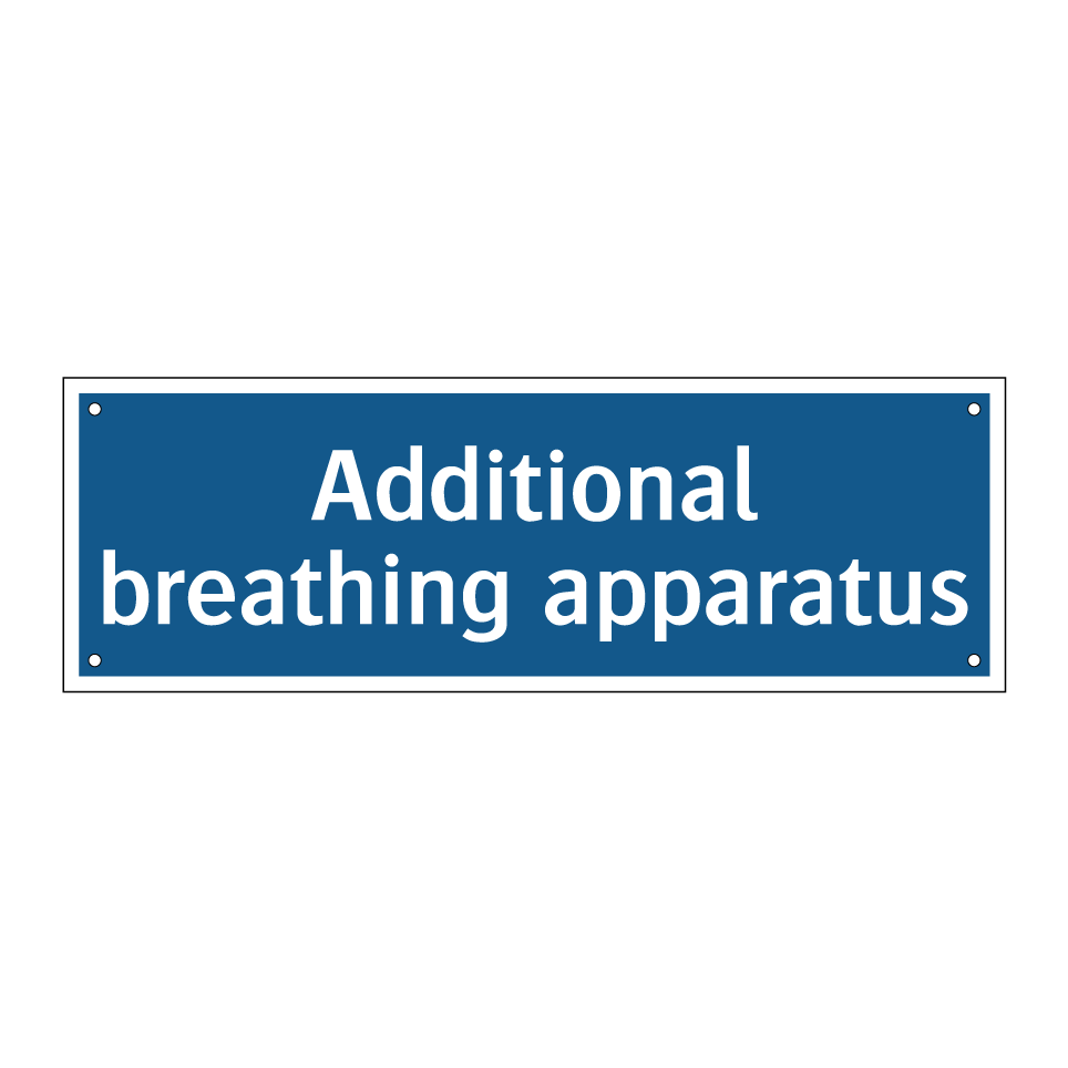 Additional breathing apparatus