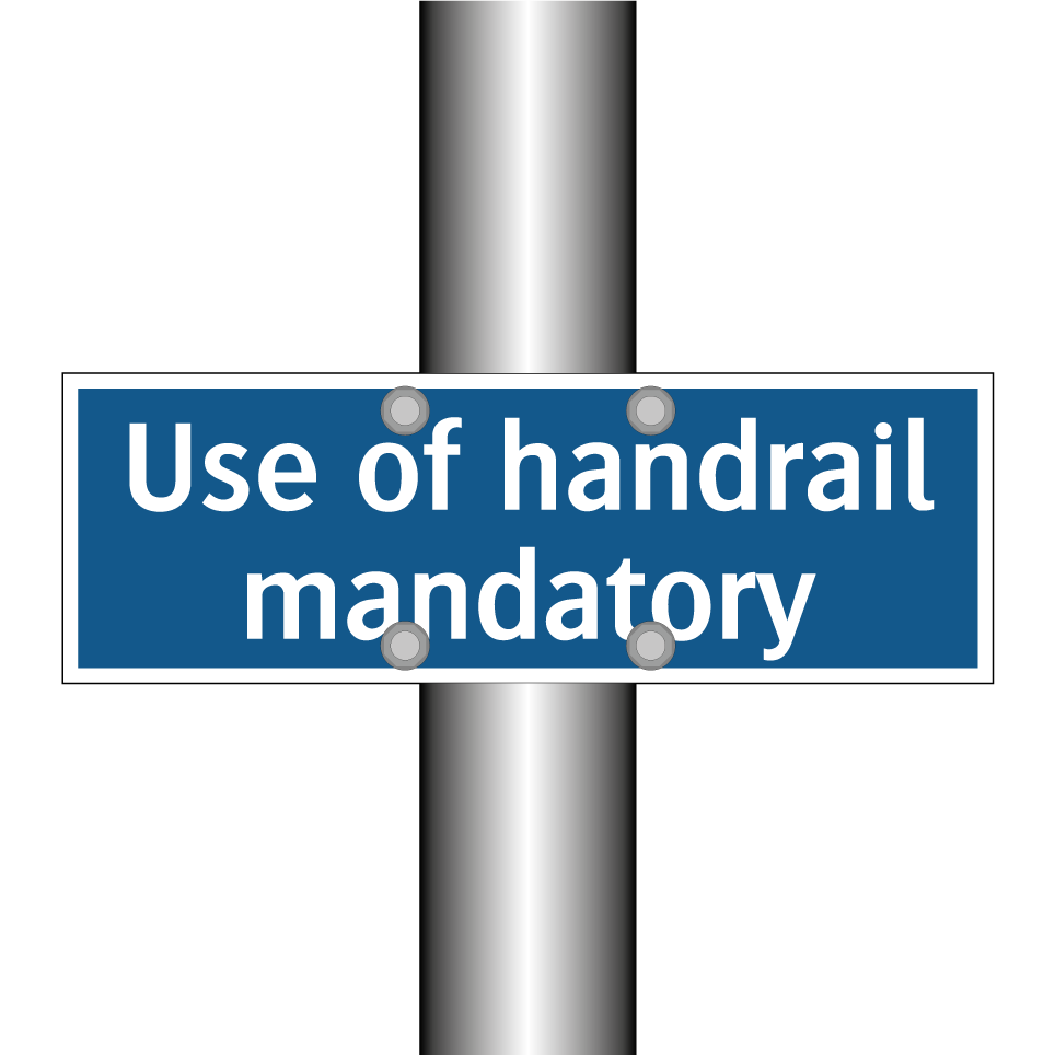 Use of handrail mandatory