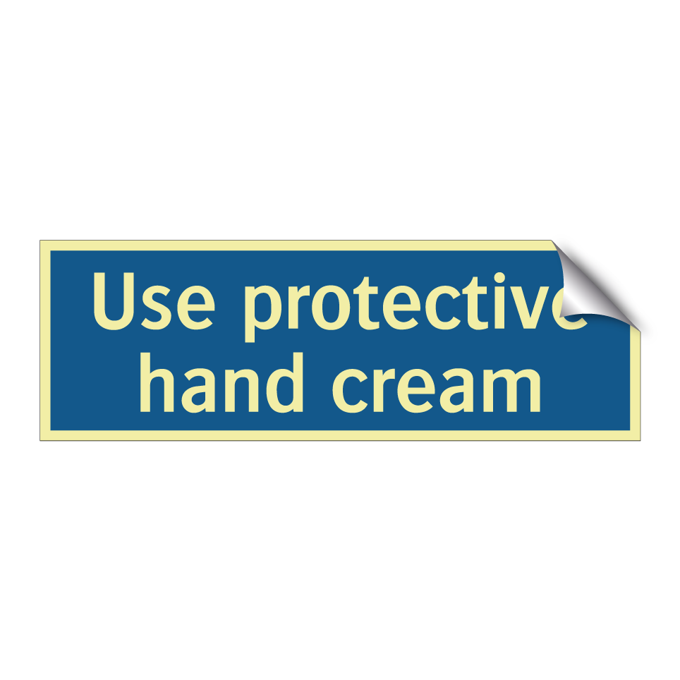 Use protective hand cream